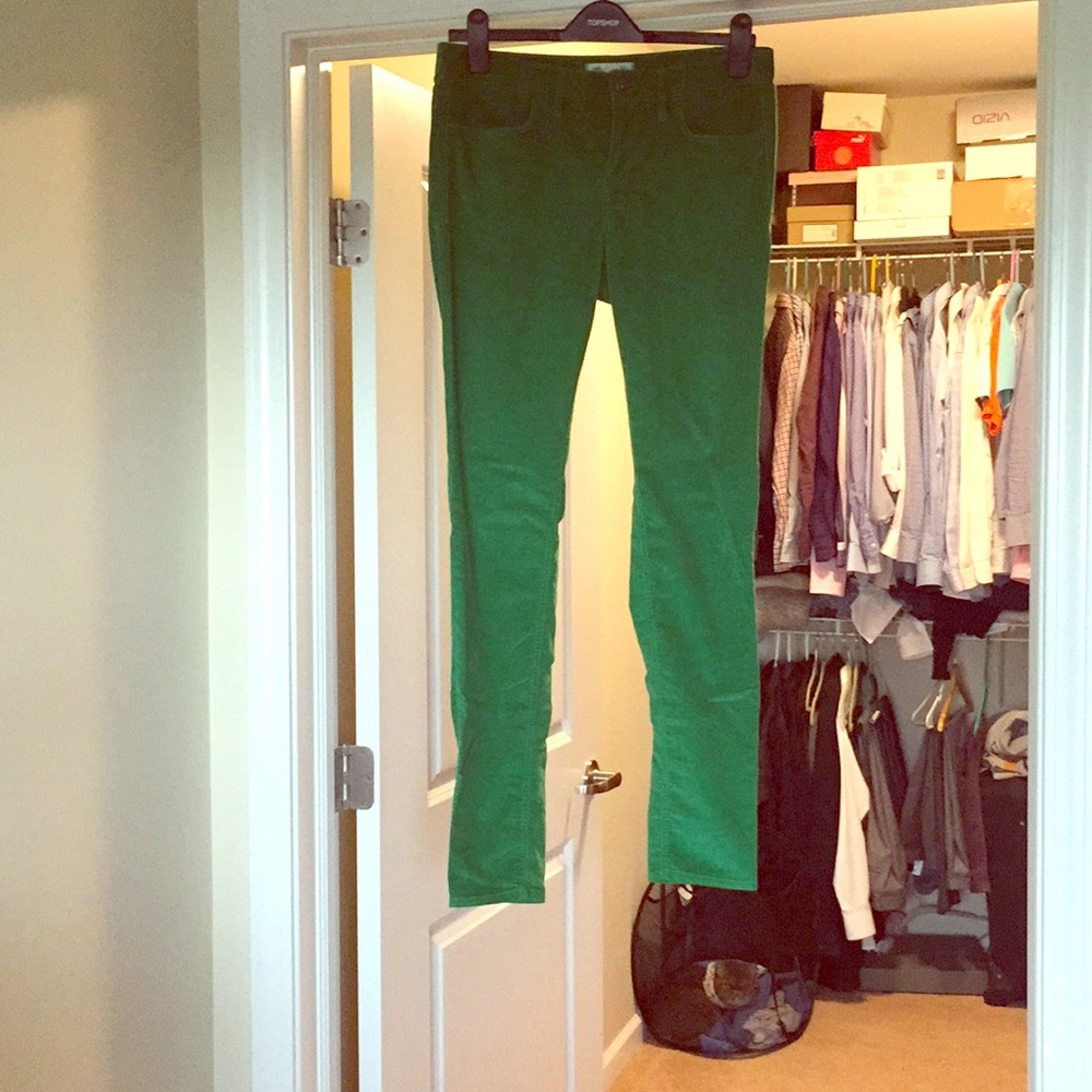 Green Madewell Soft Straight-Leg Pants